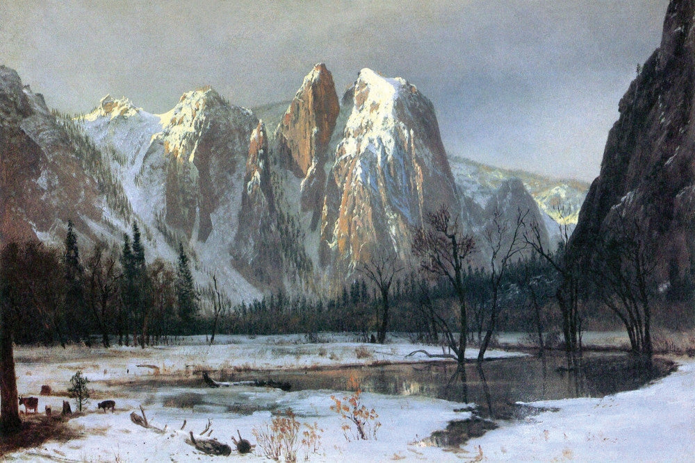 Albert Bierstadt Landscape Fine Art Print - Iconic American West