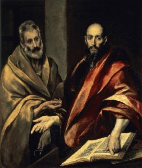 The Apostles St. Peter and St. Paul Fine Art Print by El Greco