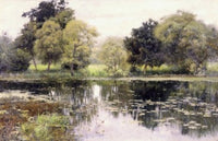 Water Lilies on a Pond Fine Art Print by Isaak Il'ic Levitan