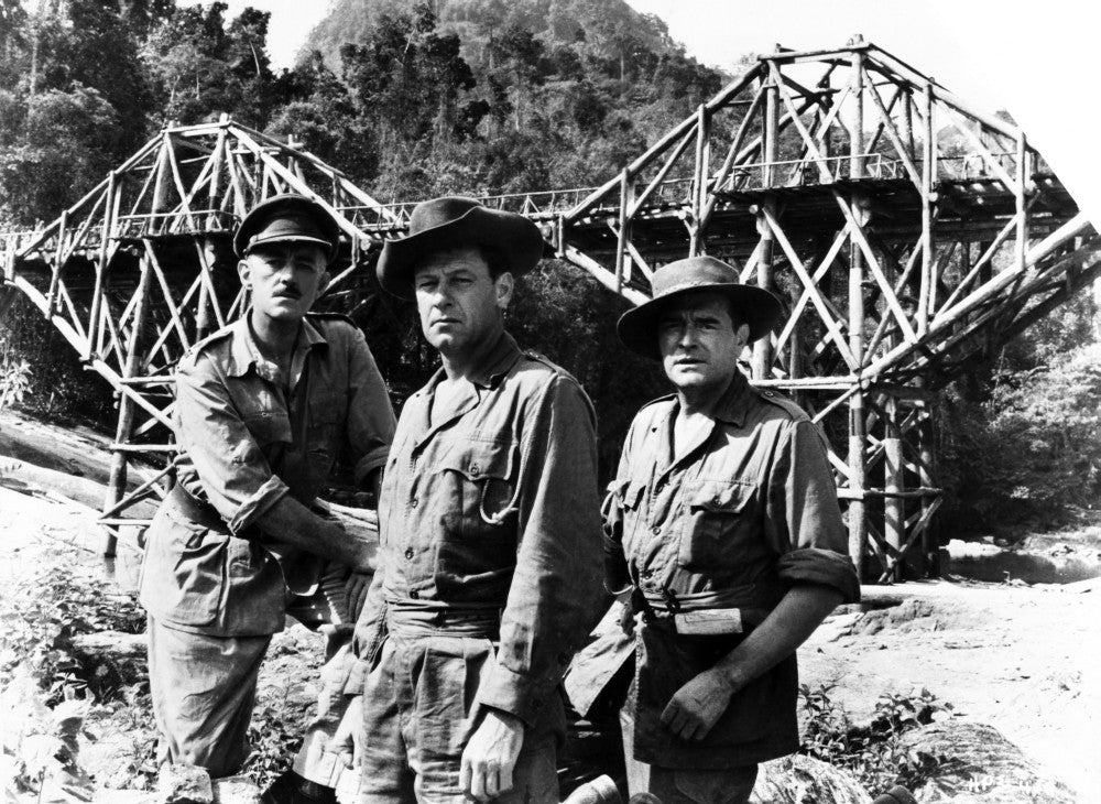 The Bridge On The River Kwai Photo Print featuring Alec Guinness, William Holden, and Jack Hawkins (1957)