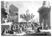 South Sea Bubble Steel Engraving Print by William Hogarth