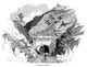 Baltimore & Ohio Railroad Pass at Kingwood Tunnel - Wood Engraving Print