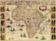 Historic Map of Africa from the 1660s - Decorative Poster Print