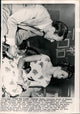 Grace Kelly Newspaper Clip with Frank Sinatra Photo Print