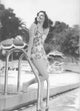 Ava Gardner Palm Tree Swimsuit Photo Print - Multiple Sizes Available