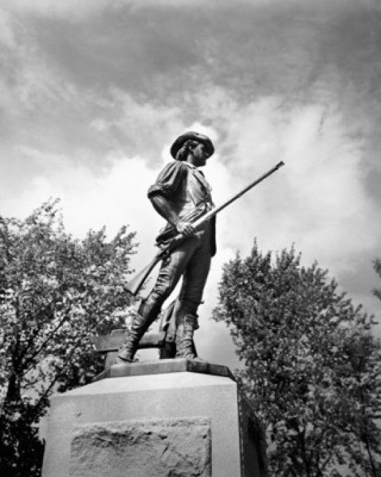 Minuteman Statue Fine Art Print by Daniel Chester French - Concord, Massachusetts