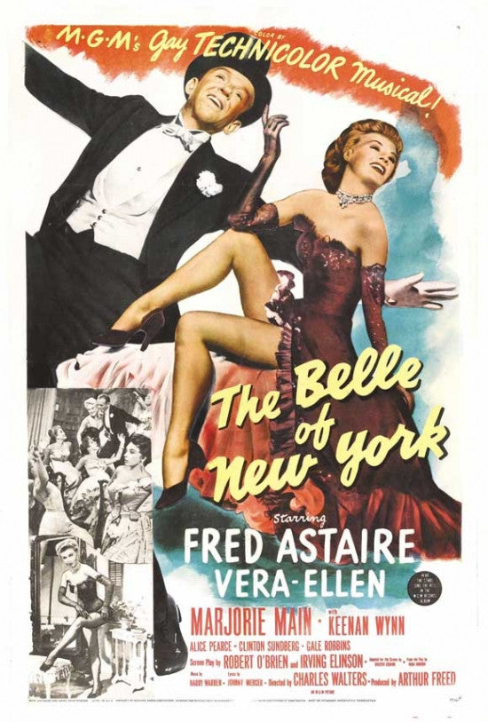 The Belle of New York Movie Poster Print 27x40