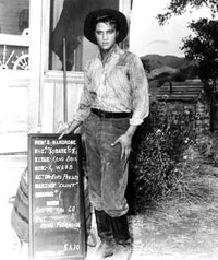 Love Me Tender Elvis Presley Wardrobe Test Photo Print - 1956