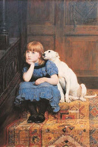Sentimental Victorian Fine Art Print by Briton Rivere