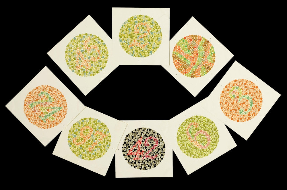 Ishihara Color Blindness Test Fine Art Print by Science Source