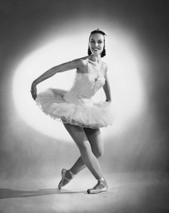 Ballerina Performing a Ballet Fine Art Print