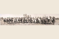 Pendleton Rodeo Horseback Band Fine Art Print by M.B. Marcell