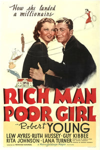 Rich Man Poor Girl 1938 Movie Poster Masterprint - Ruth Hussey & Robert Young
