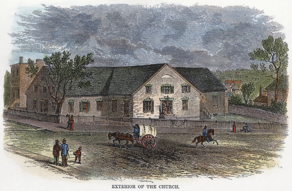 Black Church Fine Art Print - First African Church, 1874 by Granger Collection