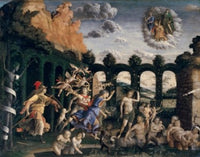 Minerva Chases the Vices from the Garden of Virtue Fine Art Print by Andrea Mantegna