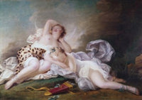 Diana at Rest Fine Art Print by Jean Honore Fragonard