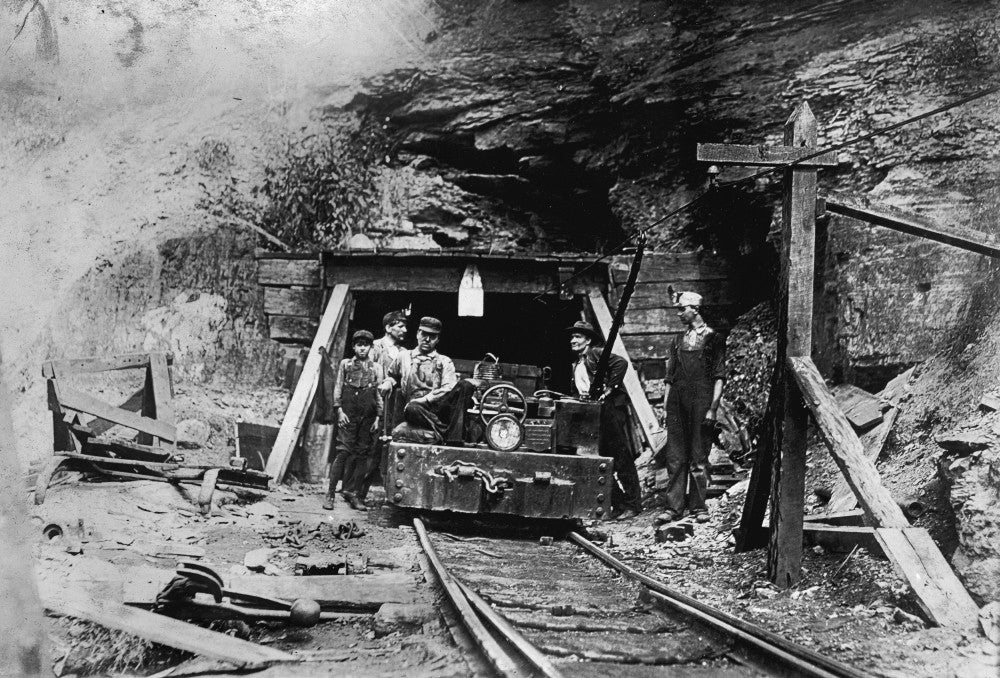 Hine: Coal Miners 1908 Fine Art Print by Lewis Hine
