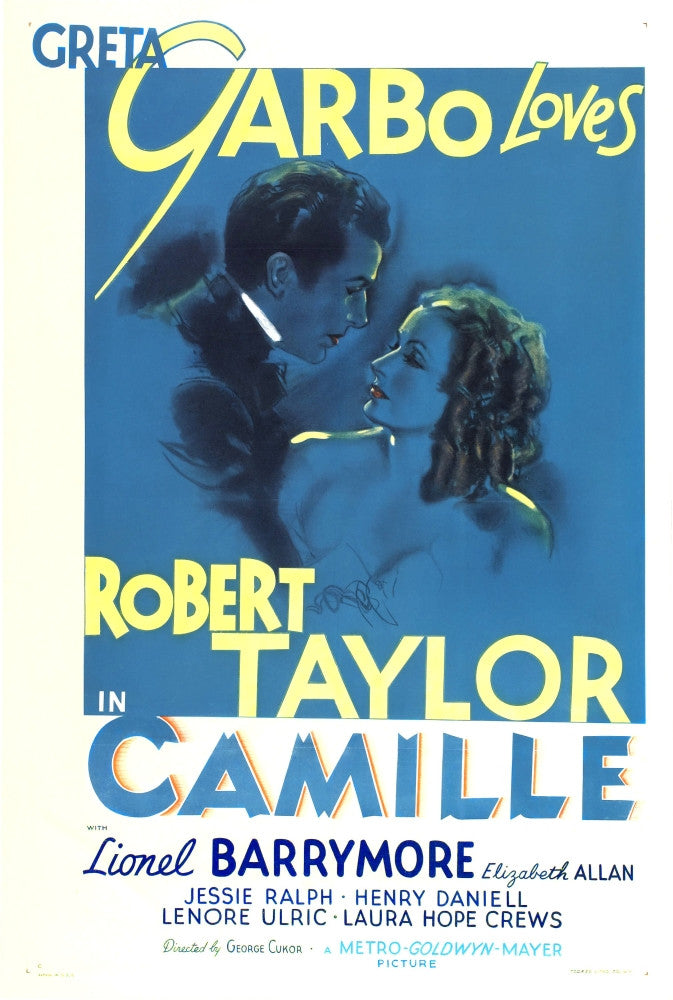 Camille Movie Poster Masterprint Featuring Greta Garbo & Robert Taylor