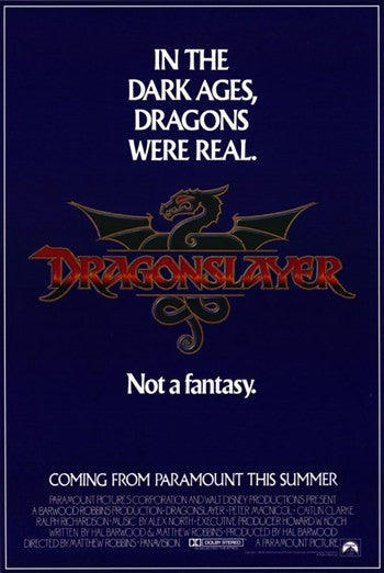 Dragonslayer Movie Poster 11x17 - Classic Fantasy Art