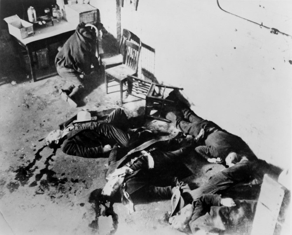 St. Valentine's Day Massacre Historical Poster Print