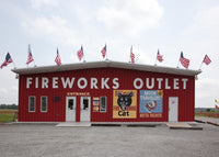 Fireworks Outlet Fine Art Print - Stunning Display for Any Space