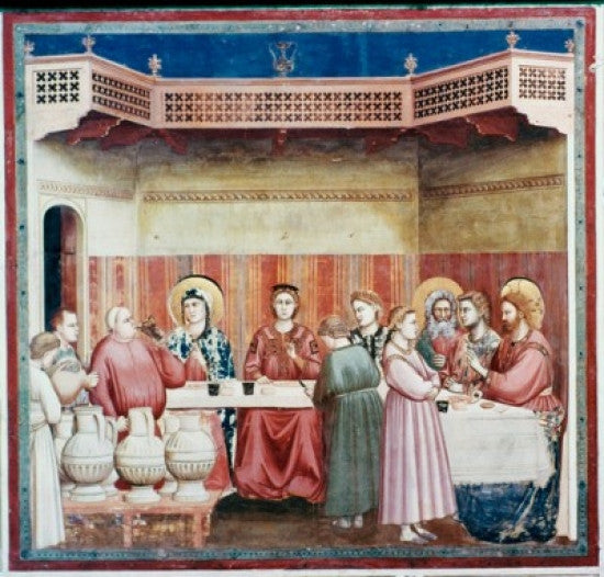 Wedding at Cana Fine Art Print by Giotto - Multiple Sizes