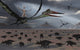 Reptoids Riding Quetzalcoatlus Fine Art Print - Telepathy Theme