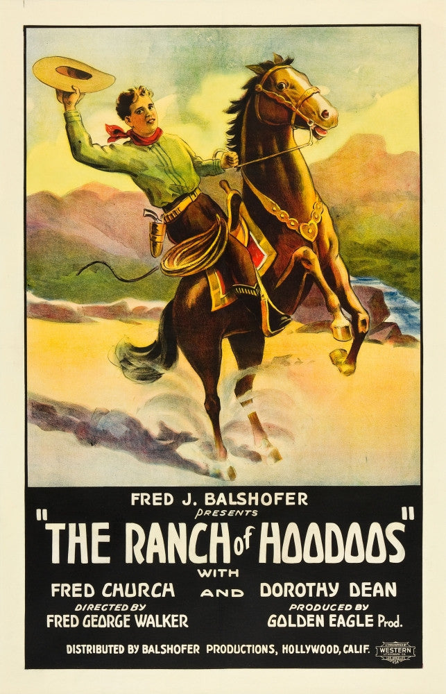 The Ranch of Hoodoos Fine Art Print - 1926 Movie Poster