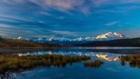 Panoramic View of Mount Denali Fine Art Print from Wonder Lake