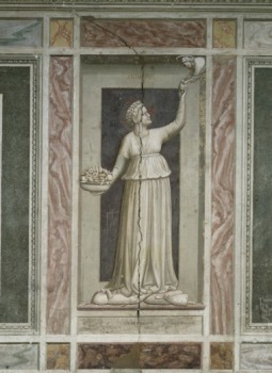 Charity Fresco by Giotto - Capella degli Scrovegni Poster Print