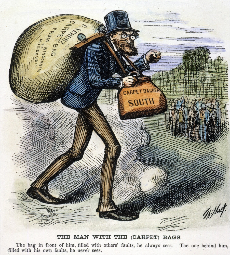 Carl Schurz: Carpetbagger Fine Art Print by Thomas Nast