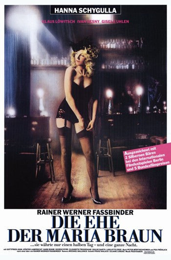 Marriage of Maria Braun Movie Poster - 11x17 Print