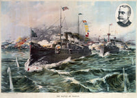 Spanish-American War Battle of Manila Bay Fine Art Print - 1898