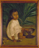 Hawaiian Child and Poi Bowl Fine Art Print by Theodore Wores