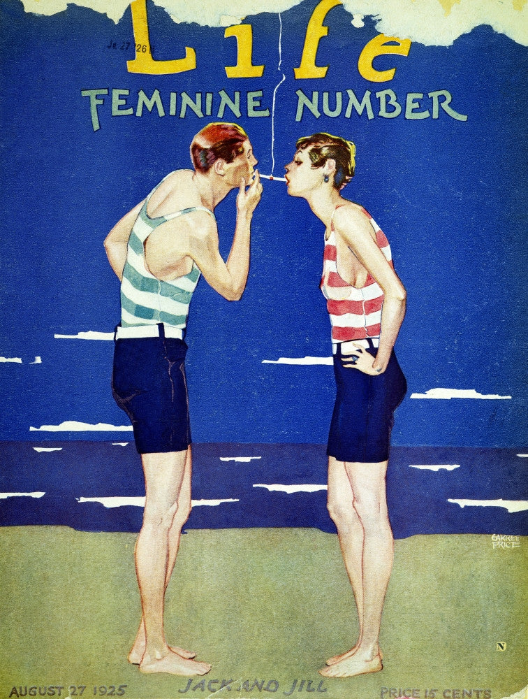 1925 Life Magazine Unisex Cover Art Print by Garrett Price