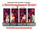A Streetcar Named Desire Movie Poster Art Print (1951) - Vivien Leigh, Marlon Brando, Kim Hunter, Karl Malden