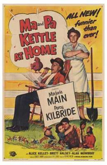 Ma Pa Kettle At Home Movie Poster - 11x17 Print
