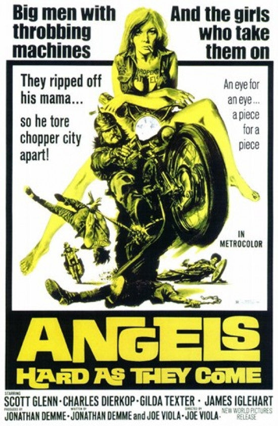 Angels Hard as They Come Movie Poster 11x17