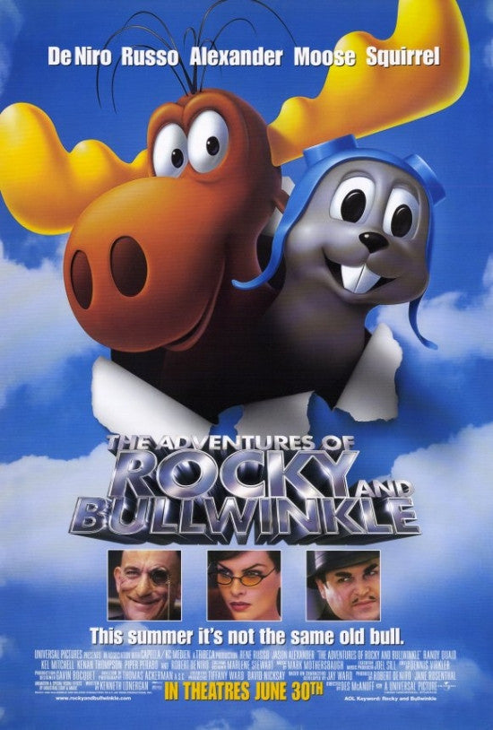 The Adventures of Rocky & Bullwinkle Movie Poster Print