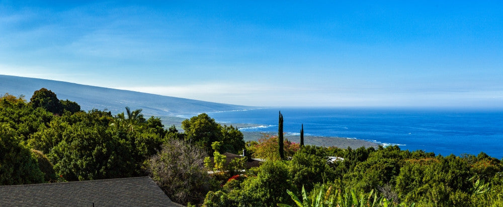Stunning High Angle View of Mauna Loa from South Kona, Hawaii Fine Art Print