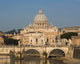 St. Peter's Basilica and Tiber River Fine Art Print by Panoramic Images