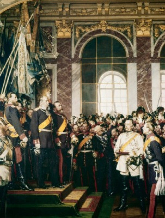 Kaiser In Versailles Fine Art Print by Anton Alexander von Werner
