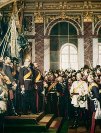 Kaiser In Versailles Fine Art Print by Anton Alexander von Werner