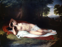 Ariadne Asleep on the Island of Naxos Fine Art Print by John Vanderlyn
