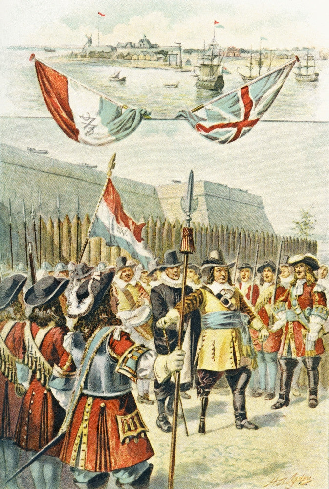 The Dutch Surrender of New Amsterdam Fine Art Print by Ken Welsh