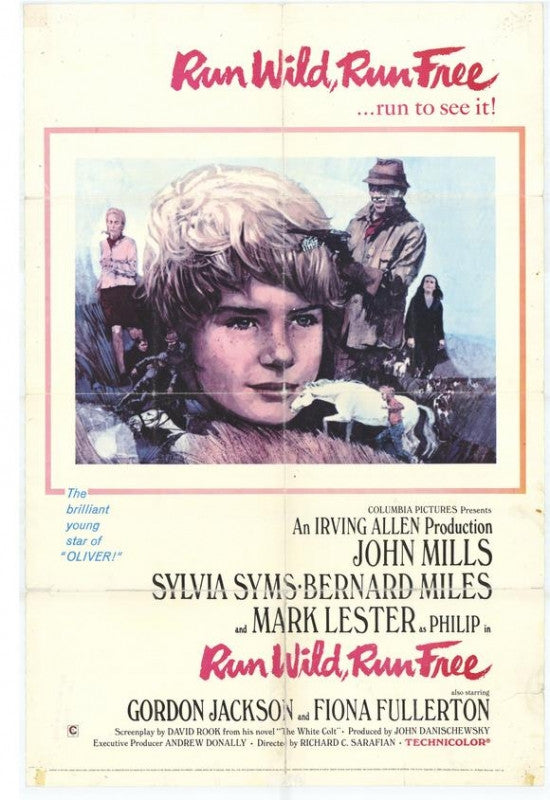 Run Wild Run Free Movie Poster Print - 27x40 | Posterazzi