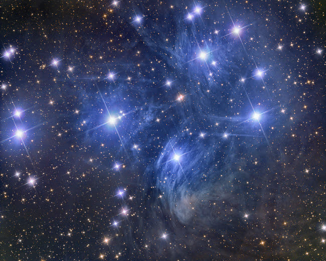 Pleiades Star Cluster Fine Art Print by Reinhold Wittich