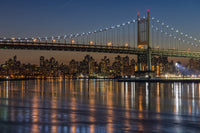 RFK Triboro Bridge at Twilight Fine Art Print by F. M. Kearney