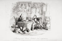 Attorney and Client Illustration - Fortitude and Impatience by Phiz | Bleak House