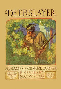 Vintage Deerslayer Book Cover Fine Art Print by N.C. Wyeth